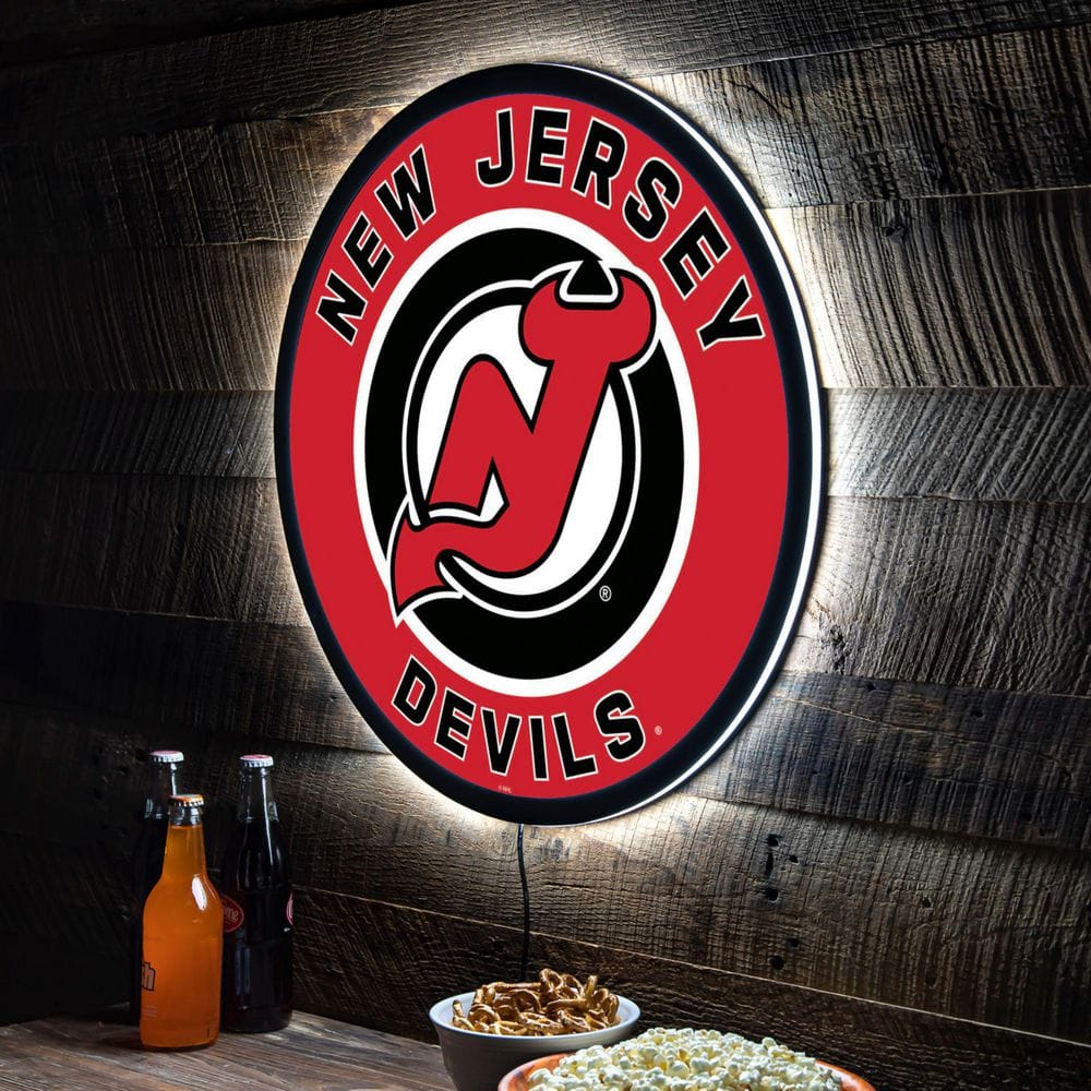 Evergreen New Jersey Devils Pennant 9 in. x 23 in. Plug-in LED