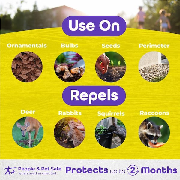 Repels-All Animal Repellent, 32 oz Ready-To-Use, Long Lasting Outdoor Garden Deer Repellent