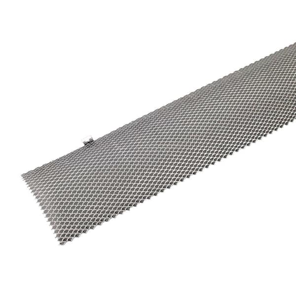Hinged 6 in. x 3 ft. Unpainted Galvanized Steel Mesh Gutter Guard