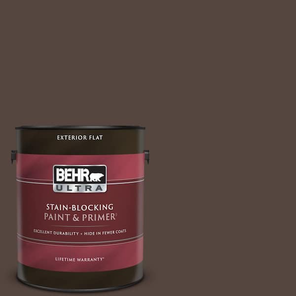 BEHR ULTRA 1 gal. Home Decorators Collection #HDC-MD-13 Rave Raisin Flat Exterior Paint & Primer