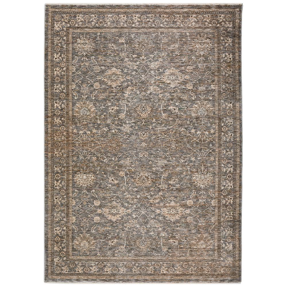 Yarra 9 ft. x 13 ft. 2 in. Gray Vintage Rug