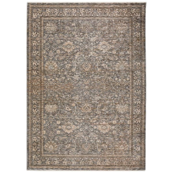 Addison Rugs Yarra 9 ft. x 13 ft. 2 in. Gray Vintage Rug
