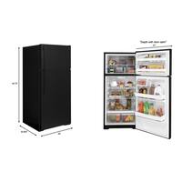 16.6 cu. ft. Top Freezer Refrigerator in Black