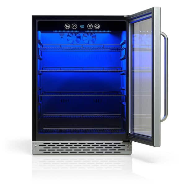 TCL 24 in. Single Zone 161 Cans Stainless Beverage Cooler