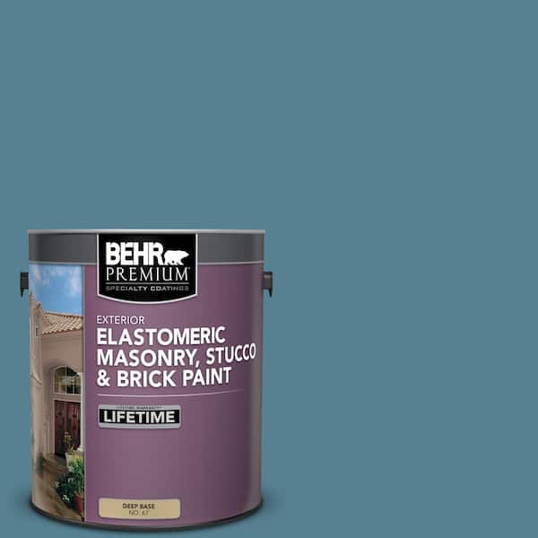 BEHR PREMIUM 1 gal. #S470-5 Blueprint Elastomeric Masonry, Stucco and Brick Exterior Paint