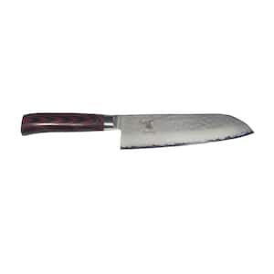 7 in. Santoku Knife-Multilayer Steel Blade with VG5 Core Full Tang
