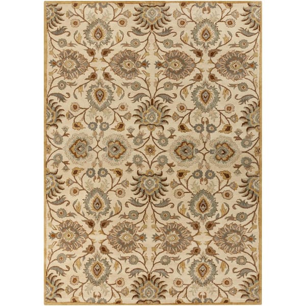 Livabliss Artes Beige 10 ft. x 14 ft. Area Rug