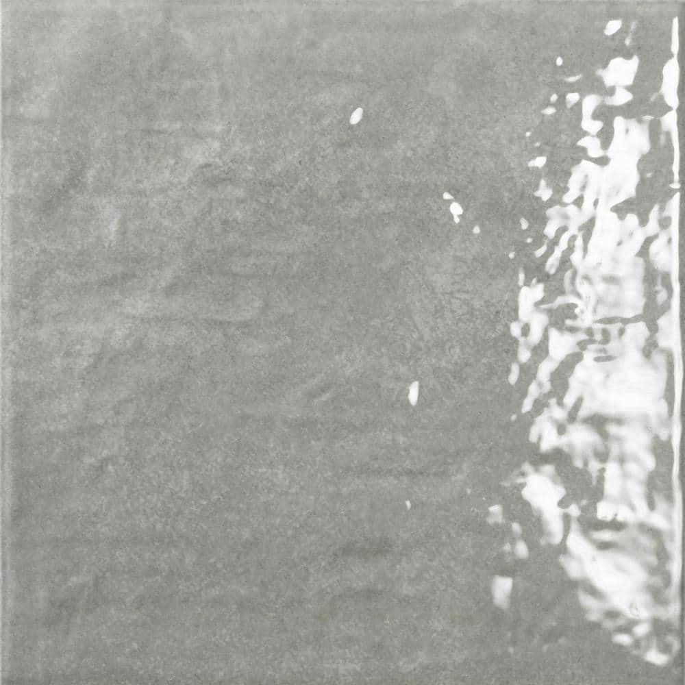 Passion Gris 8.86 in. x 8.86 in. Glossy Porcelain Floor and Wall Tile (10.9