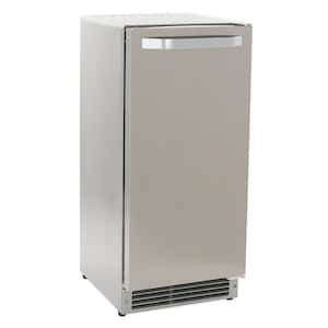 Shallow Depth Outdoor Built-In Undercounter Ice Maker, in Stainless Steel