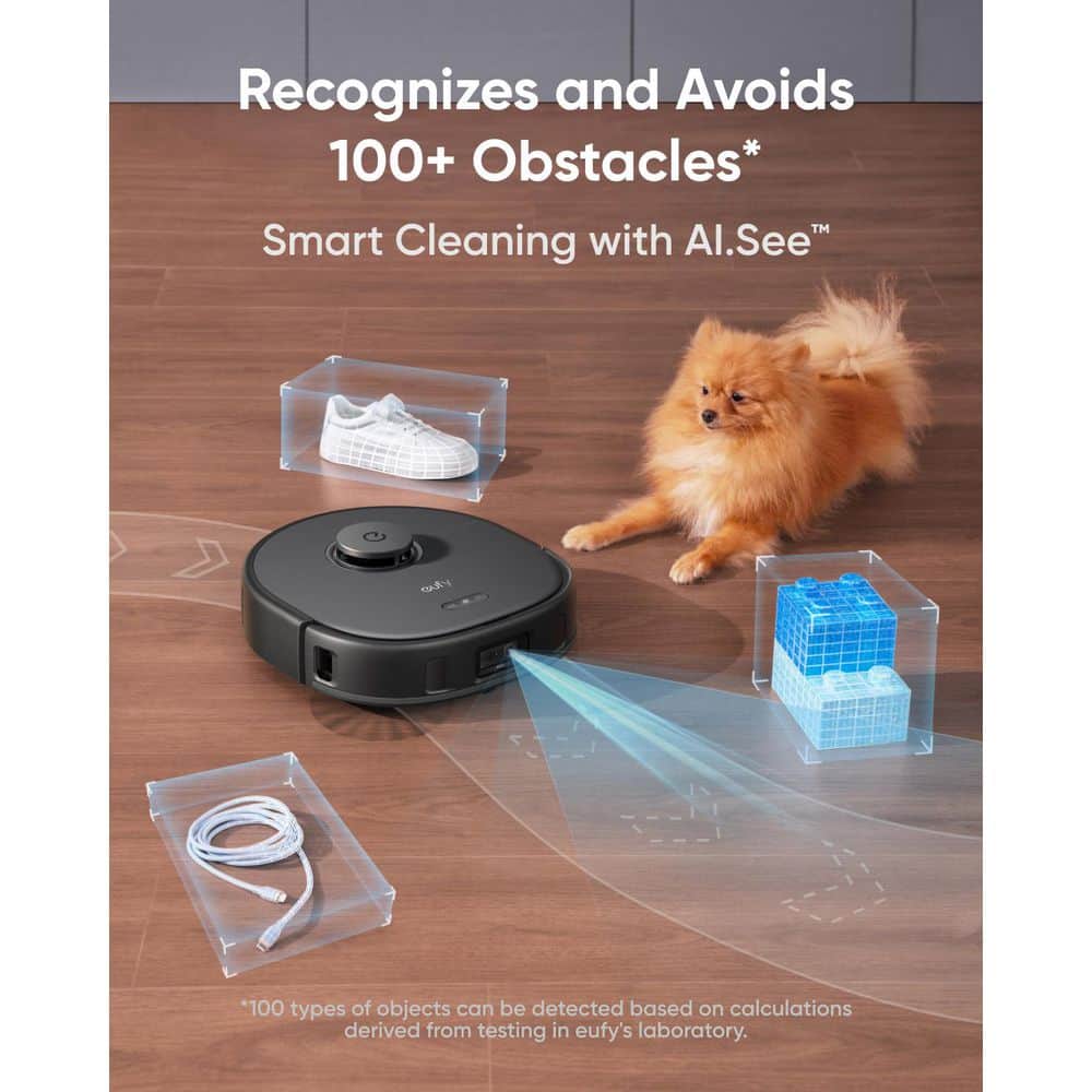 Eufy X10 Pro Omni Black Cordless Robot Vacuum and Mop