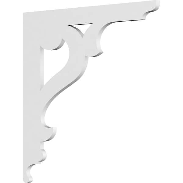 Ekena Millwork 5/8 in. W x 20 in. H x 20 in. D PVC Brontes Bracket