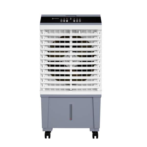 1800 CFM Windowless 3-Speed Portable Air Conditioner for 1000 sq. ft with Remote Control, Fan, Humidifier in White