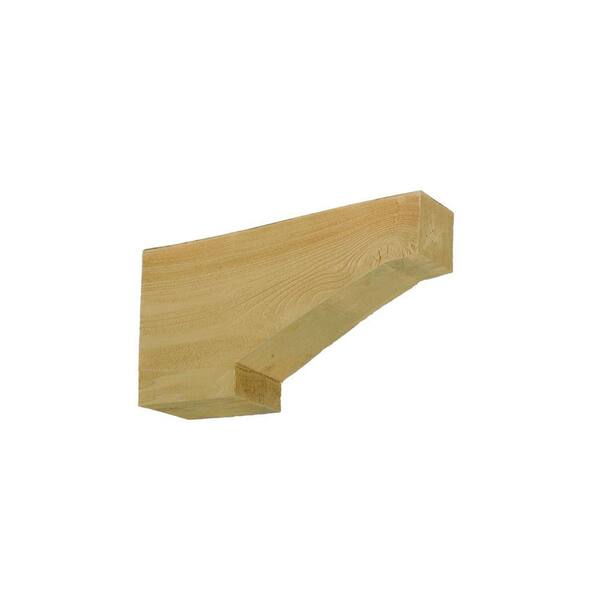 Fypon 18 in. x 3 in. x 9 in. Polyurethane Timber Corbel