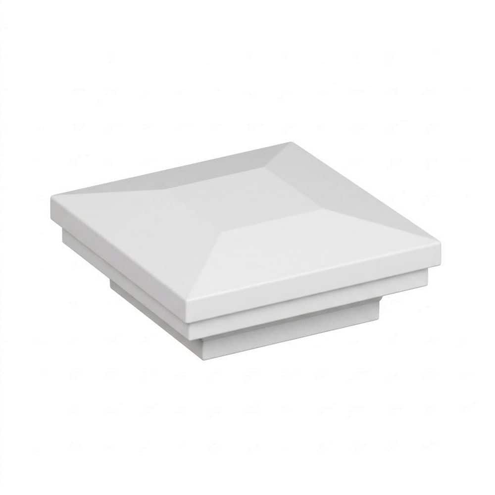5 in. x 5 in. Tranquil White Composite Flat Top Post Cap with Downward Light (Power Supply Sold Separately) price history on PriceWatchPro