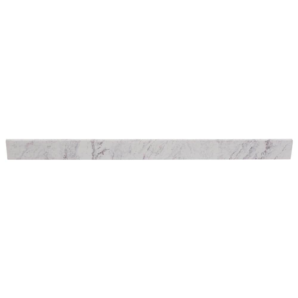 49 in. W Cultured Marble Vanity Backsplash in Lunar price history on PriceWatchPro