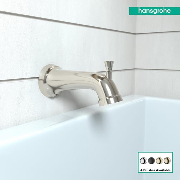 Hansgrohe Joleena Tub Spout, Polished Nickel 04775830 - The Home Depot