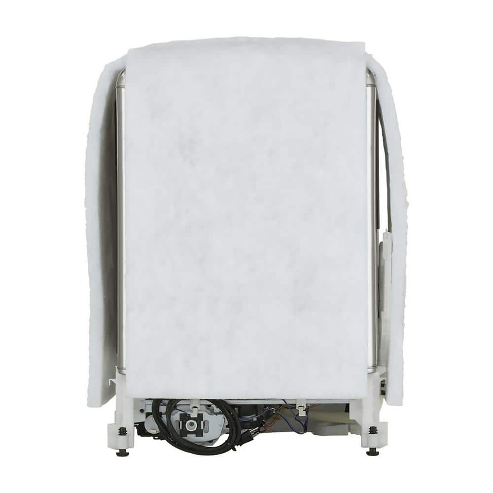 Fingerprint Resistant Stainless Steel Tub Dishwasher with Dual Power Filtration