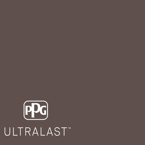 PPG UltraLast 5 gal. #PPG1017-7 Chocolate Pretzel Matte Interior Paint and Primer