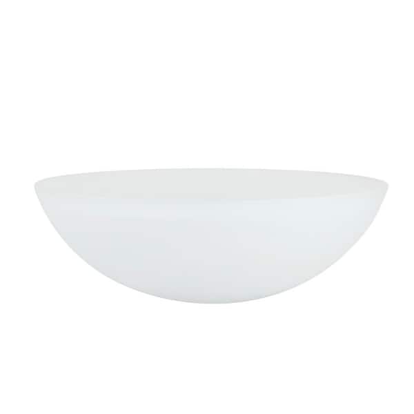Aspen Creative Corporation 5-3/8 in. Frosted Torchiere Replacement Glass Shade