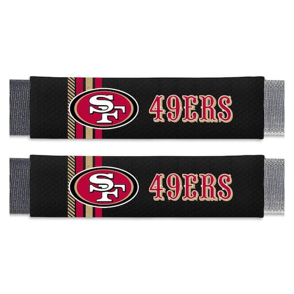 FANMATS San Francisco 49ers Team Color Rally Seatbelt Pad (2-Pieces)