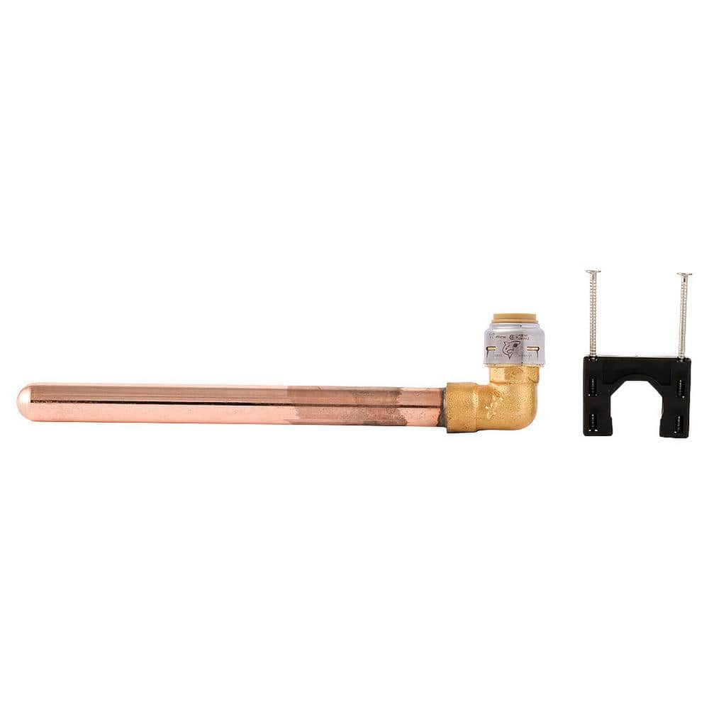 Max 1/2 in. Push-to-Connect x 8 in. Stub-Out with 90-Degree Brass Elbow Fitting price history on PriceWatchPro