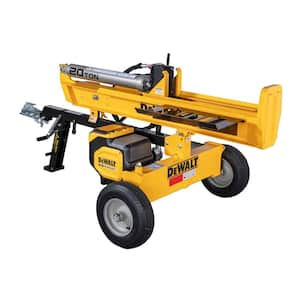 20-Ton 60V FLEXVOLT MAX Cordless Battery Powered Log Splitter Kit with (2) FLEXVOLT 4 Ah Battery and Charger