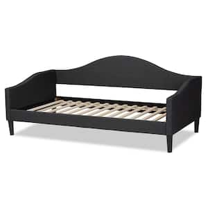 Milligan Charcoal Grey and Dark Brown Twin Daybed