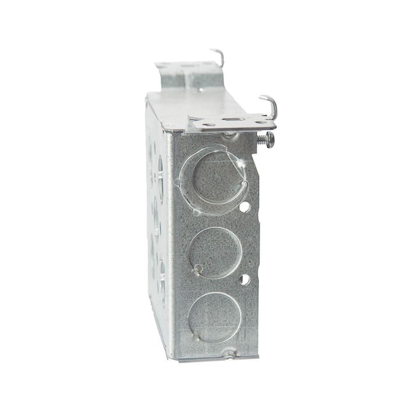 Steel City 4 in. Steel Square Box with SV Bracket (52151V1234-25R