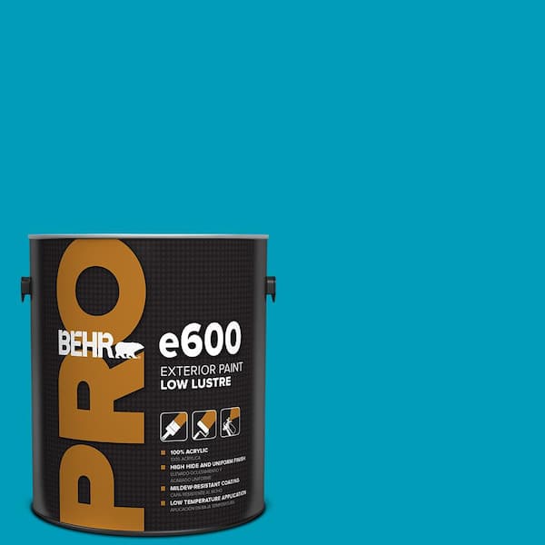 BEHR PRO 1 gal. #520B-6 Brilliant Sea Low Luster Exterior Paint