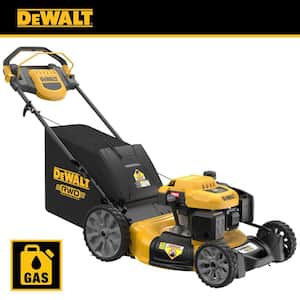 21 in. 196cc E-GOV Engine 3-in-1 Gas RWD Self-Propelled Lawn Mower with High Rear Wheels