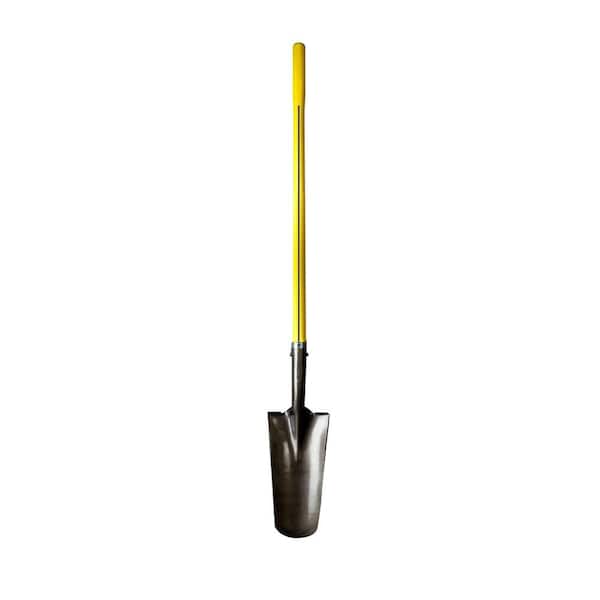 Nupla 48 in. Fiberglass Handle with 16 in. Solid Shank Blade Heavy-Duty Drain Spade