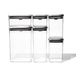 Good Grips 6-Piece Steel POP Assorted Container Set with Airtight Lids
