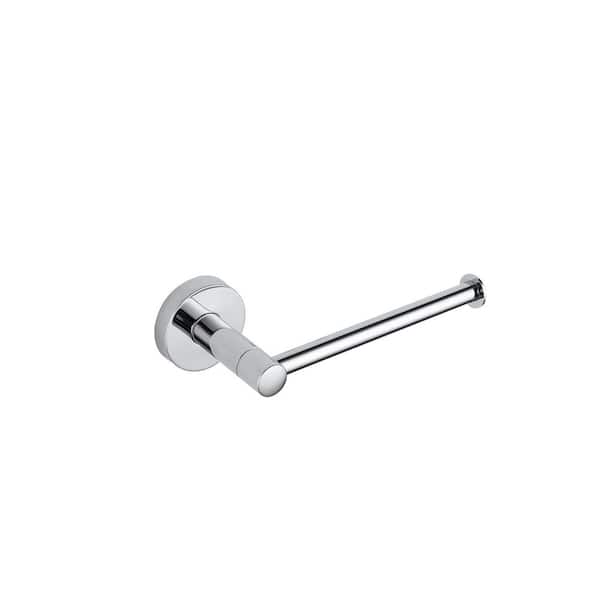 Azure 6.66 in. Wall Mounted Toilet Paper Holder Polished Chrome
