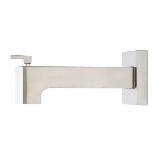 SIGNATURE HARDWARE Hibiscus 7-11/16 in. Integrated Diverter Tub Spout
