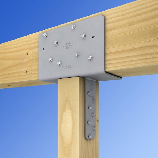 CCQ Column Cap for 6x Beam, 4x Post with Strong-Drive SDS Screws
