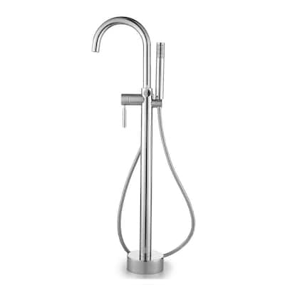 Pfister Modern Single-Handle Free Standing Tub Filler in Polished 