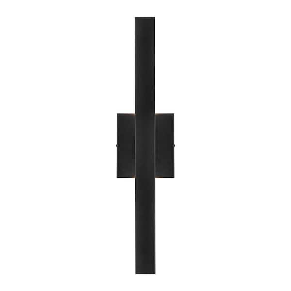 Rennnsan Felix 1-Light Black Outdoor Hardwired CylinderAluminum