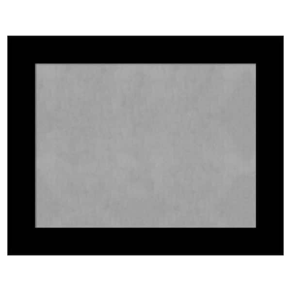 Amanti Art Basic Black 29 in. x 23 in. Framed Magnetic Board