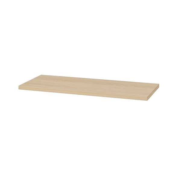 Everbilt 10 in. D x 24 in. W - Monterey Oak Laminated Decorative Wall Shelf