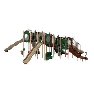 UPlay Today Big Sky (Natural) Commercial Playset with Ground Spike