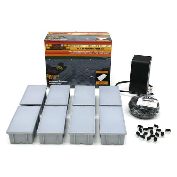 Kerr Lighting 8-Light Outdoor Paver Light Kit