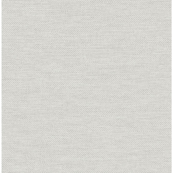 CASA MIA Texture Effect Medium Grey Paper Non - Pasted Strippable Wallpaper Roll Cover 56.05 sq. ft.