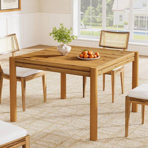 BYBLIGHT Roesler Brown Farmhouse Solid Wood 39.4 in. Pedestal Base ...