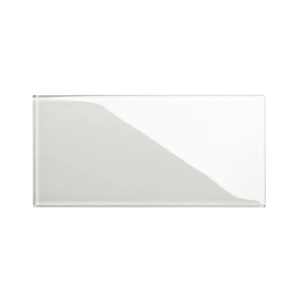 Reviews For Giorbello Light Gray 6 In X 12 In X 8mm Glass Subway Tile Sample Pg 1 The Home