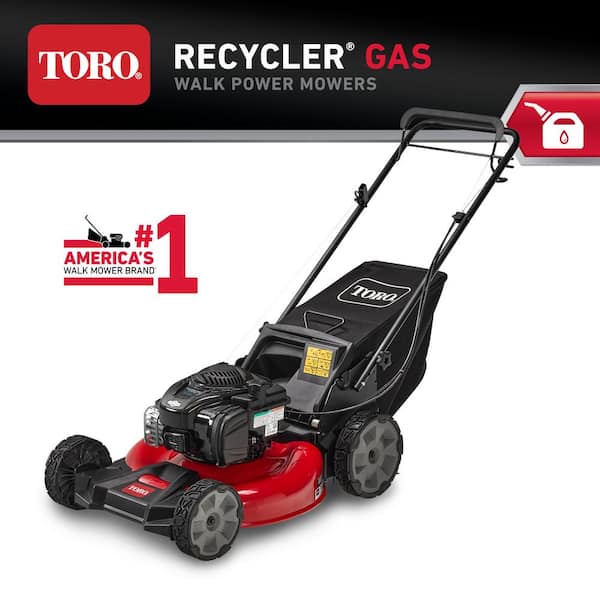 Toro 21 in. Recycler Briggs and Stratton 140cc Self-Propelled Gas RWD Walk Behind Lawn Mower with Bagger