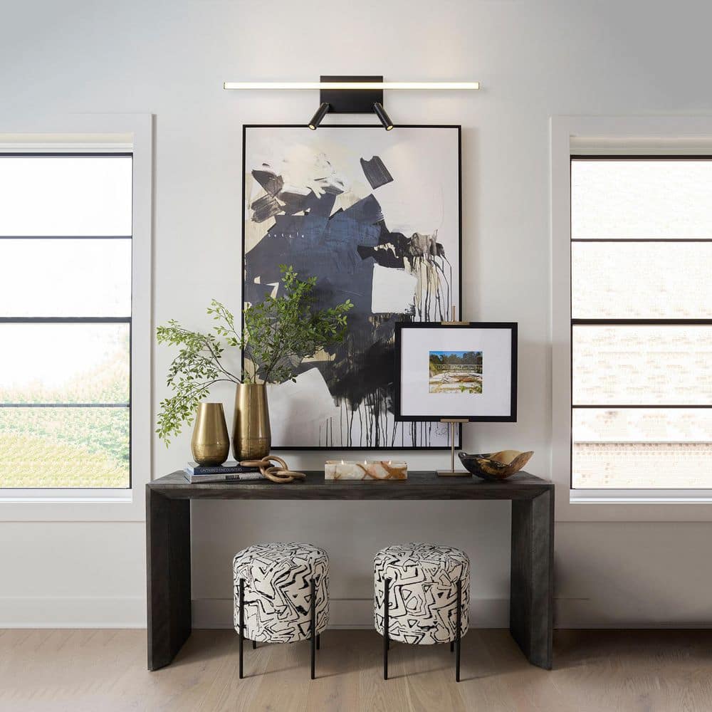 3-Light Modern Black Linear Rotation LED Bathroom Vanity Light price history on PriceWatchPro