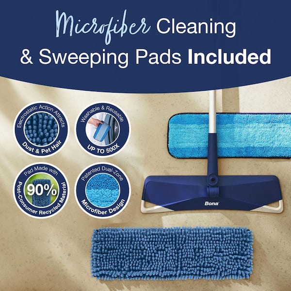 Bona Premium Microfiber Hard Surface Mop and Duster WM710013432