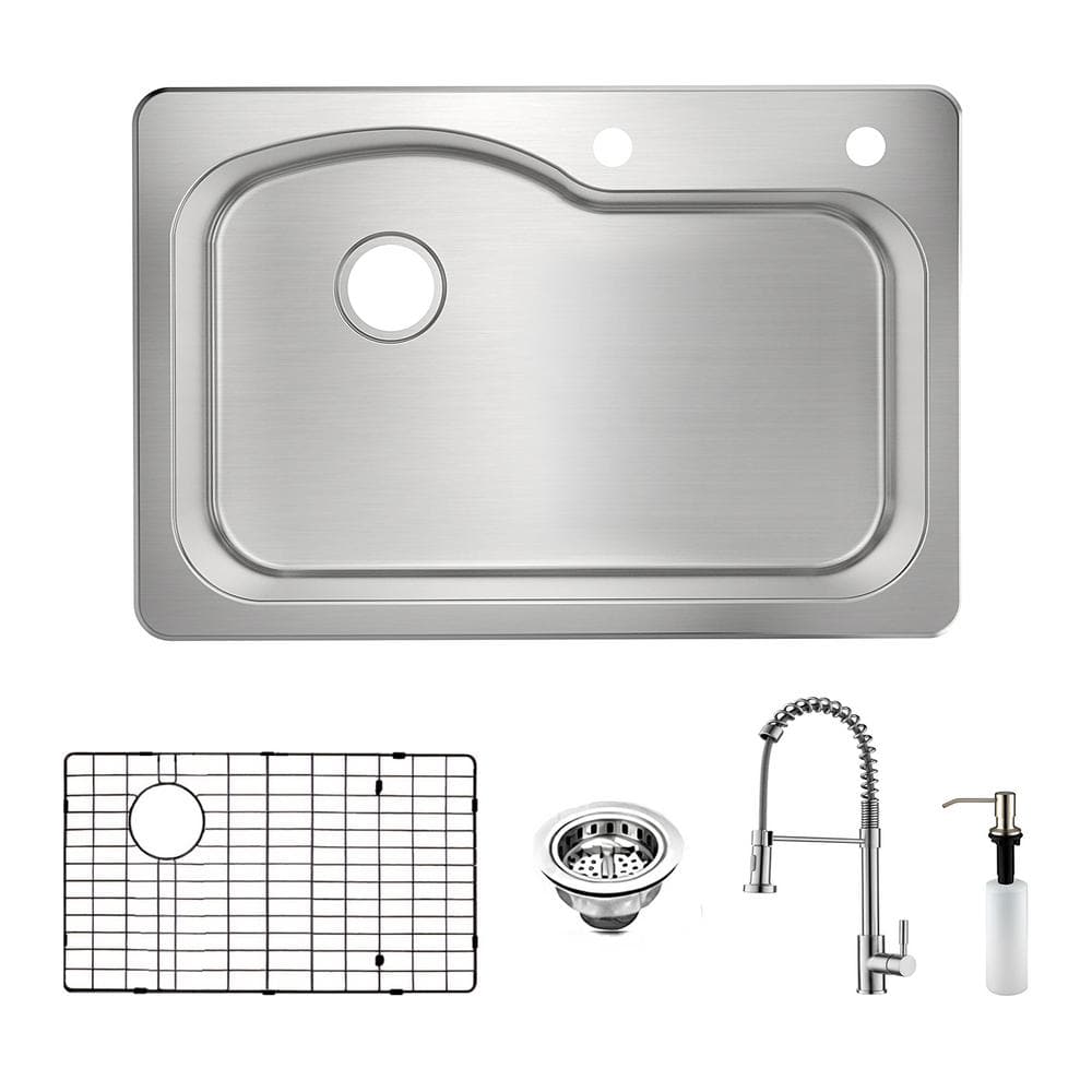 European and Metallic Series Receptacle with Drop-In Top, 15 gal, Steel, Satin Stainless