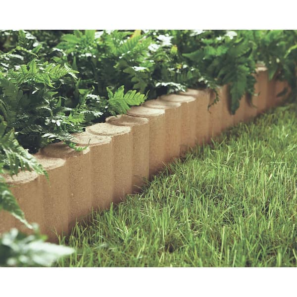 16 in. x 2.75 in. x 5.5 in. Matt Log Tan Concrete Edger (180- Piece Pallet)