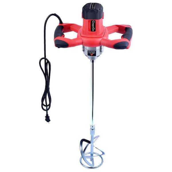 1600-Watts Electric Concrete Mixer Drill Tool for Cement Paint Mortar Drywall with Adjustable 6 Speeds
